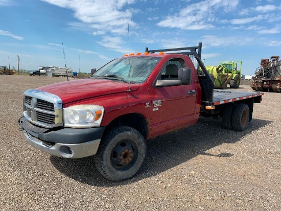 2007 Dodge 3500 4x4 Regular Cab Flatbed truck