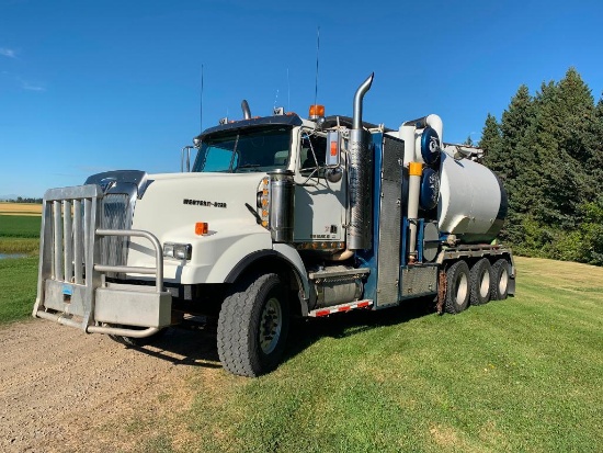 2005 Western Star 4900 Tridem Hydro Vac Truck