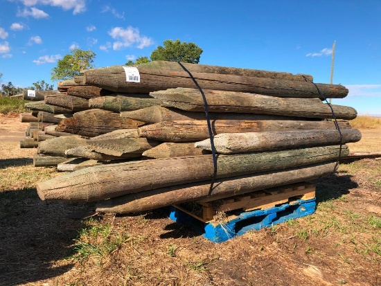 Qty (60+) 7' and 8' treated 5" Posts