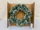 Unused Hallmark Illuminated Christmas Wreath