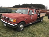 1990 Ford 350 Flatbed Truck