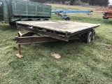 8x16 Flatbed Trailer