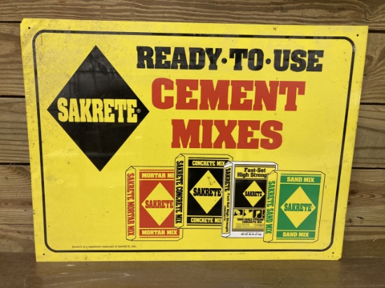 Sakrete Ready to Use Cement Mixes Sign