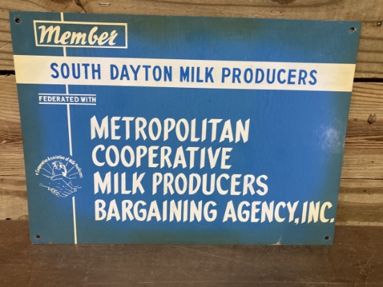 South Dayton Milk Producers Member Sign
