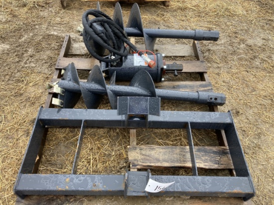 Wolverine Quick Attach Post Auger w/12" & 18" Bits (New)
