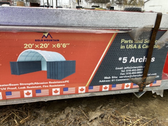Gold Mountain 20'x20'x6'6" Hoop Building (New)