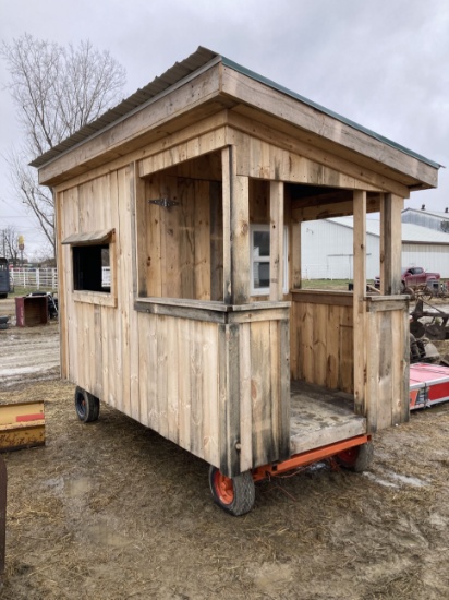 72"x120" Deer Blind on Running Gear