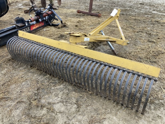 84" King Kutter 3-Point York Rake