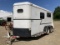 2-Horse Straight Load Trailer w/Tack Room