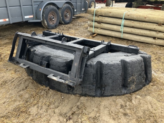 Rubber Tire Scraper, Quick Attach
