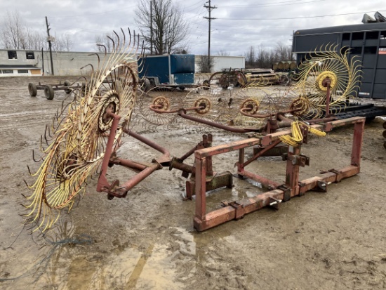 Silrex 10-Wheel V-Hay Rake
