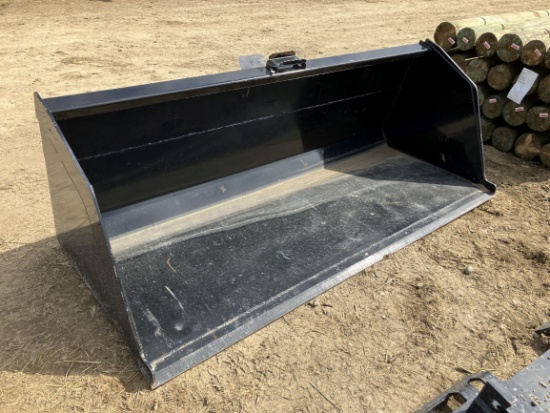 84" Skidsteer Bucket (New), Quick Attach