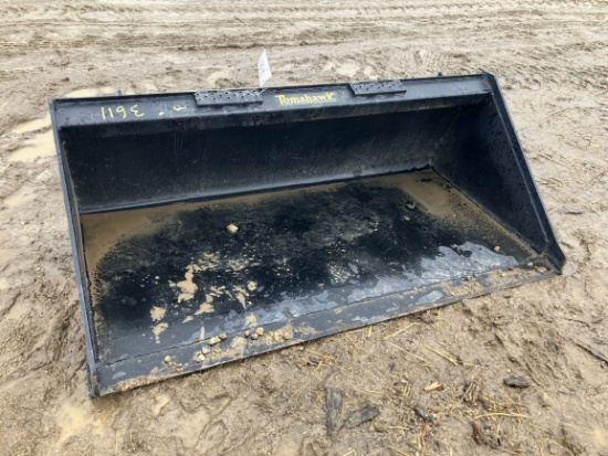 5' Tomahawk Skidsteer Bucket (New), Quick Attach