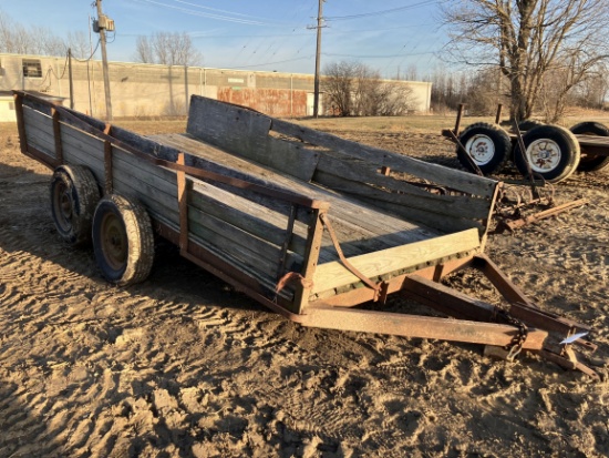 14'x80" Tandem Axle Trailer