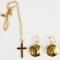 14K Cross and Necklace Grouping