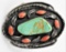 Navajo Sterling Turquoise & Coral Cuff Bracelet