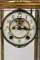 New Haven Art Nouveau Crystal Regulator Clock