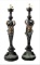 French Empire Figural Bronze Lamp Grouping