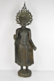 Antique Bronze Standing Figure of Shiva