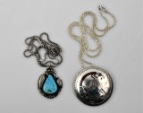 Navajo Sterling Necklace & Pendant Grouping