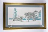 Mary Ann Lis Artist Proof Counting Tigers
