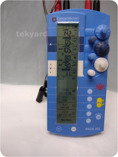 Osypka Medical PACE 203  Cardiotronic Dual-Chamber External Pacemaker