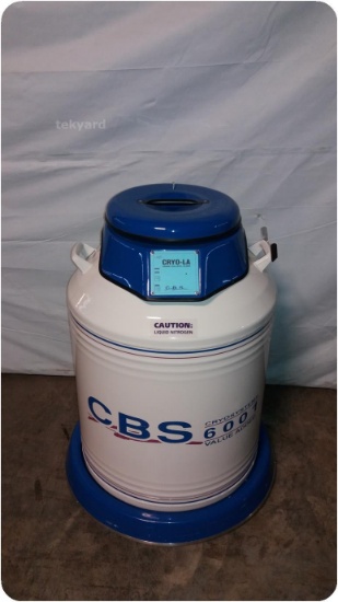 CBS CryoSystems 6001  Liquid Nitrogen Container