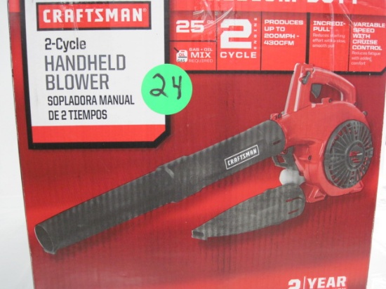 Craftsman 25cc 2 Cycle Handheld Blower