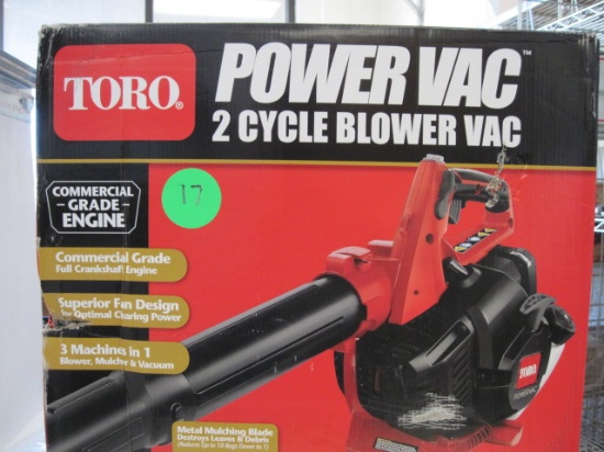 Toro 2 cycle Power Vac Blower/Vacuum