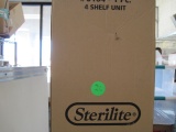 Sterlite 4 shelf shelving unit 34 1/2 x 14 1/4 x 57