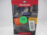 Kwikset keyed entry lock set featuring smart key security