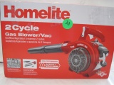Homelite 2 cycle gas blower/vac