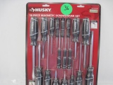 Husky 18 pc magnetic screwdriver set
