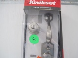 Kwikset front door lock set w/smartkey security