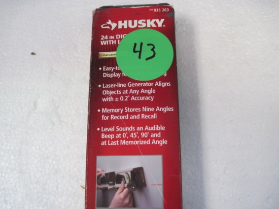 Husky 24" Digital Level W/Laser