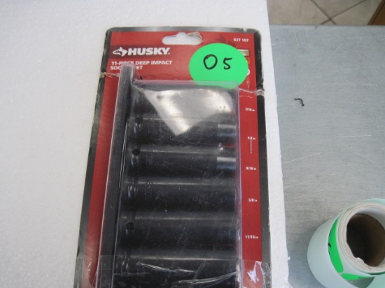 Husky 11 piece Deep Impact Socket Set