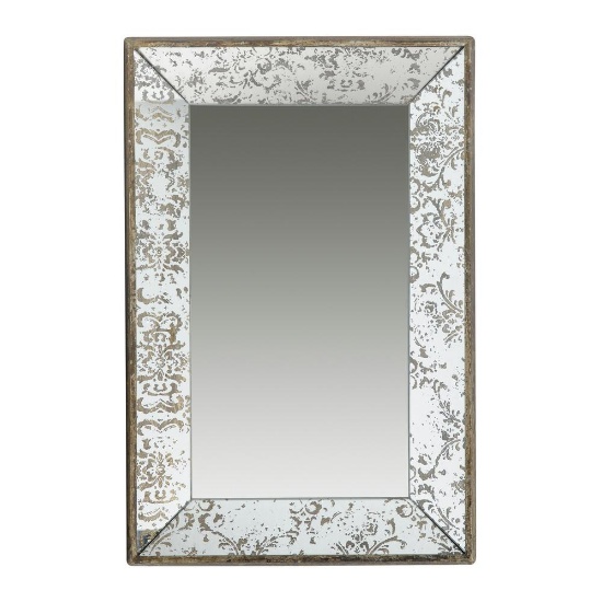 A&B Home Rectangular Silver Tray/Mirror, MSRP $49.54