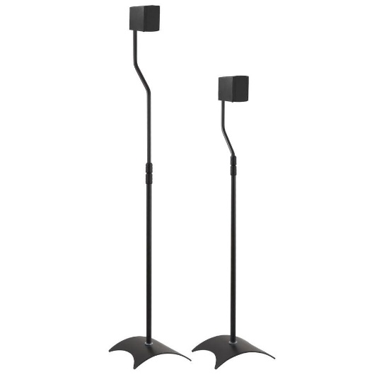 AVF Speaker Floor Stands (2), Black, MSRP $28.16