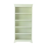 73 in. Polar White Wood 5-shelf Modular Bookcase , MSRP $587.00