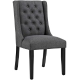 Modway Baronet Gray Fabric Dining Chair MSRP $132.65