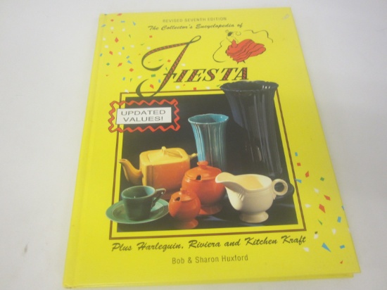 SHARON HUXFORD SIGNED AUTOGRAPH BOOK THE COLLECTORS ENCYCLOPEDIA OF FIESTA