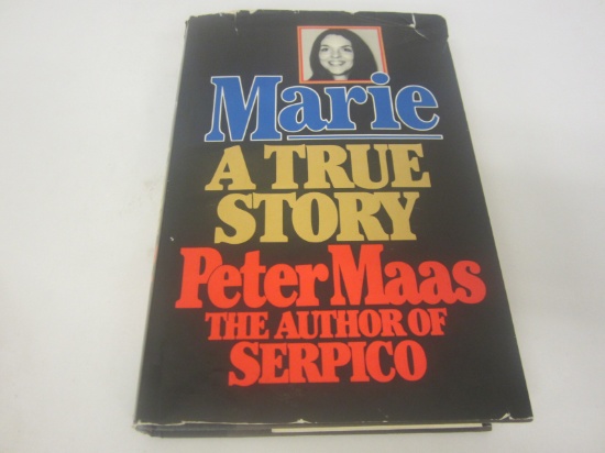 PETER MAAS SIGNED AUTOGRAPH BOOK MARIE A TRUE STORY