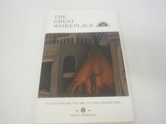 SIGNED AUTOGRAPH BOOK THE GREAT WORKPLACE