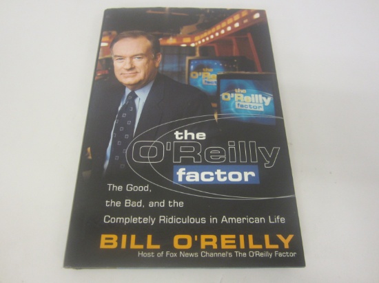 BILL O'REILLY SIGNED AUTOGRAPH BOOK THE O'REILLY FACTOR