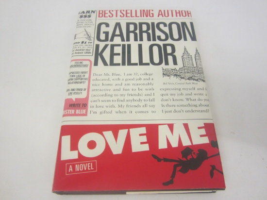 GARRISON KEILLOR SIGNED AUTOGRAPH BOOK LOVE ME