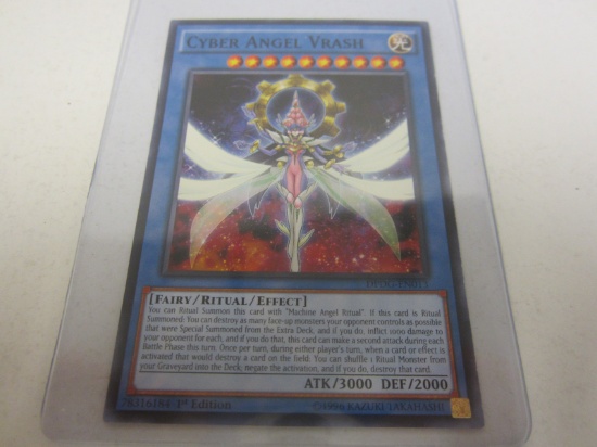 KONAMI YU GI OH - CYBER ANGEL VRASH LIGHT 1ST EDITION RARE DPDG-EN013