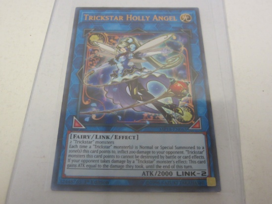 KONAMI YU-GI-OH! TRICKSTAR HOLLY ANGEL GOLD LIGHT HOLOGRAPHIC FOIL 1ST EDITION MP18-EN063