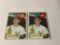 LOT OF 2 1969 TOPPS BOBBY COX #237 ROOKIE CARDS NEW YORK YANKEES