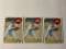 LOT OF 3 1969 TOPPS DON SUTTON #216 LOS ANGELES DODGERS