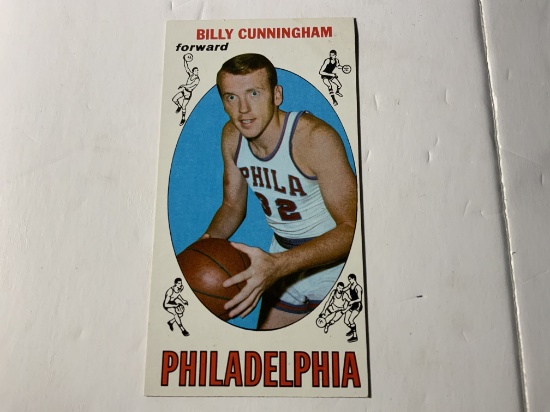 1969 TOPPS BILLY CUNNINGHAM #40 ROOKIE PHILADELPHIA